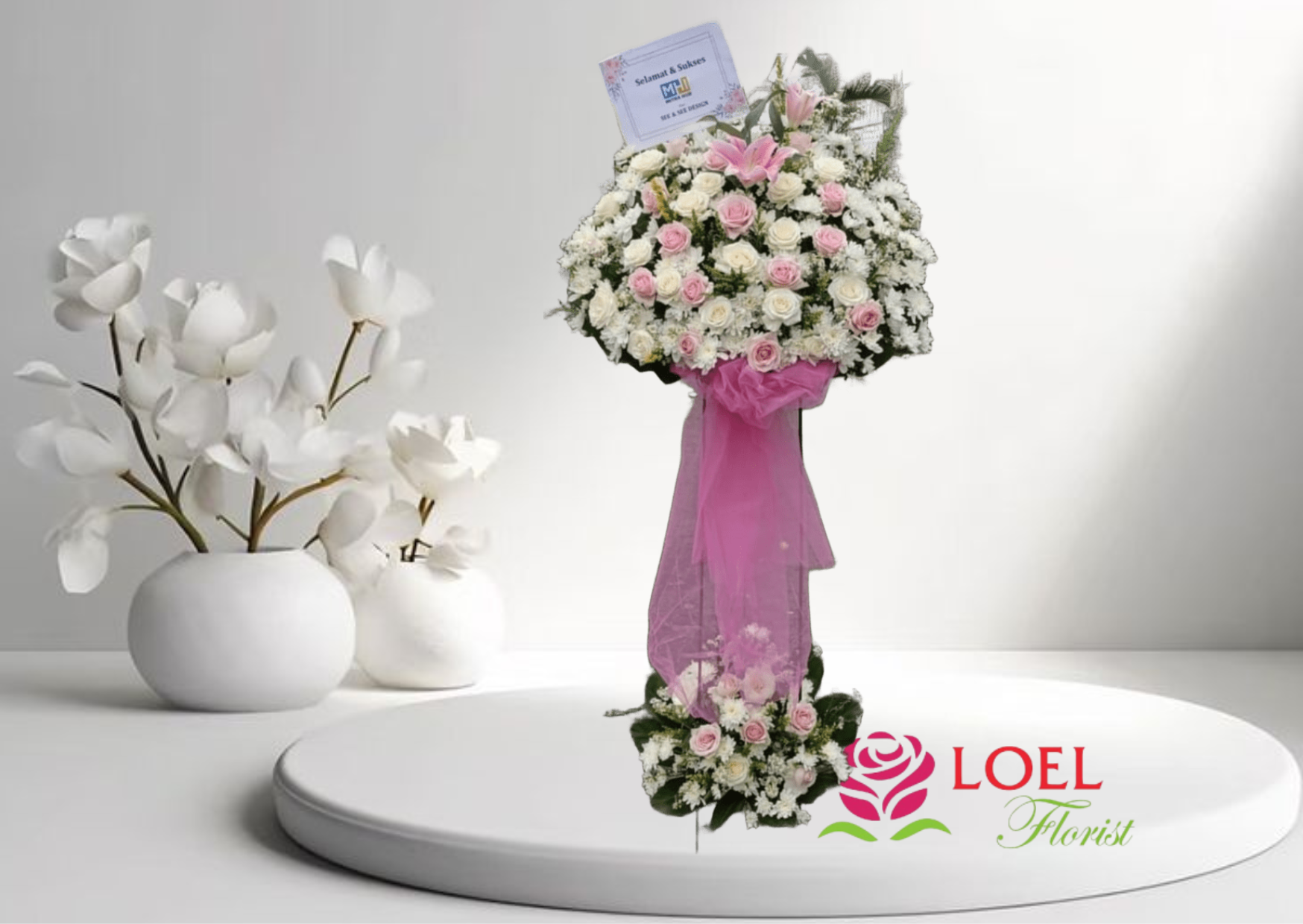 Standing Flowers 06 - Standing Flowers | Rangkaian Bunga Segar Sukabumi - Loel Florist