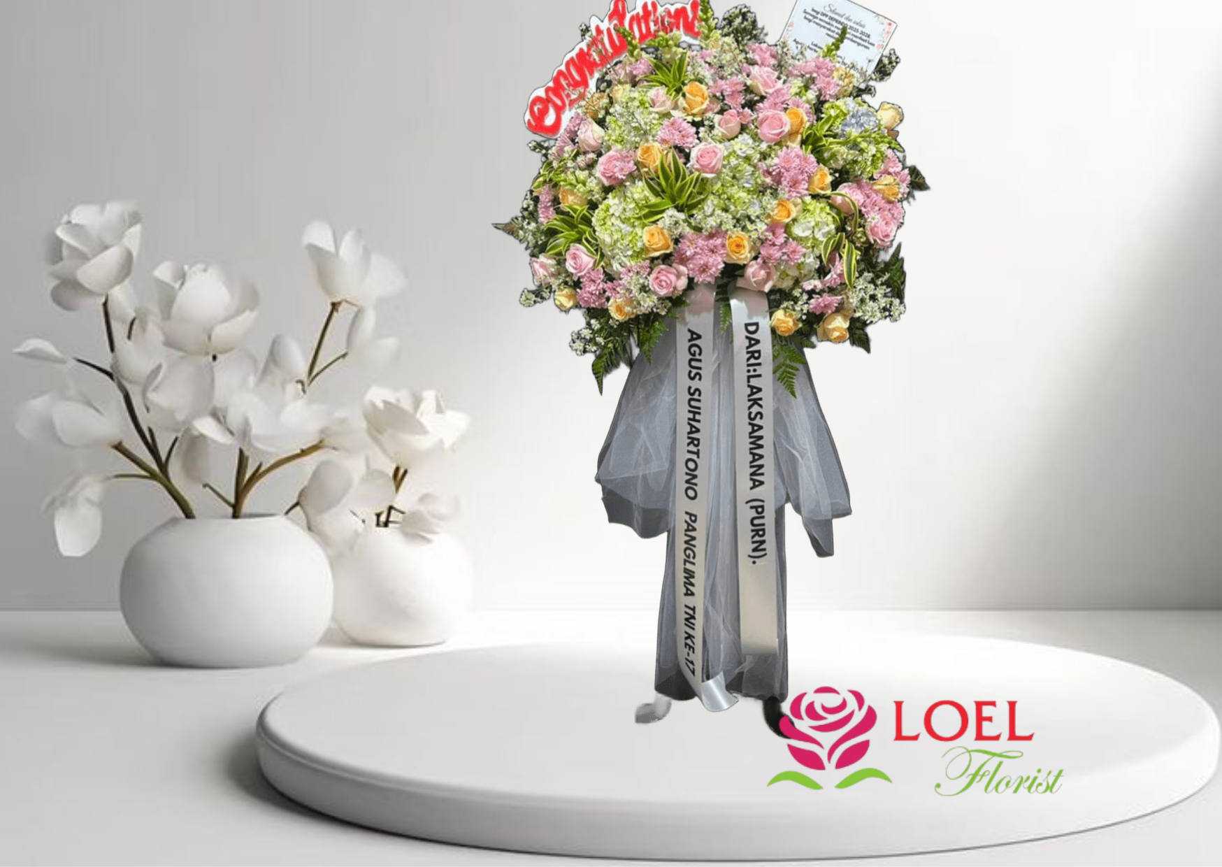 Standing Flowers 07 - Standing Flowers | Rangkaian Bunga Segar Sukabumi - Loel Florist